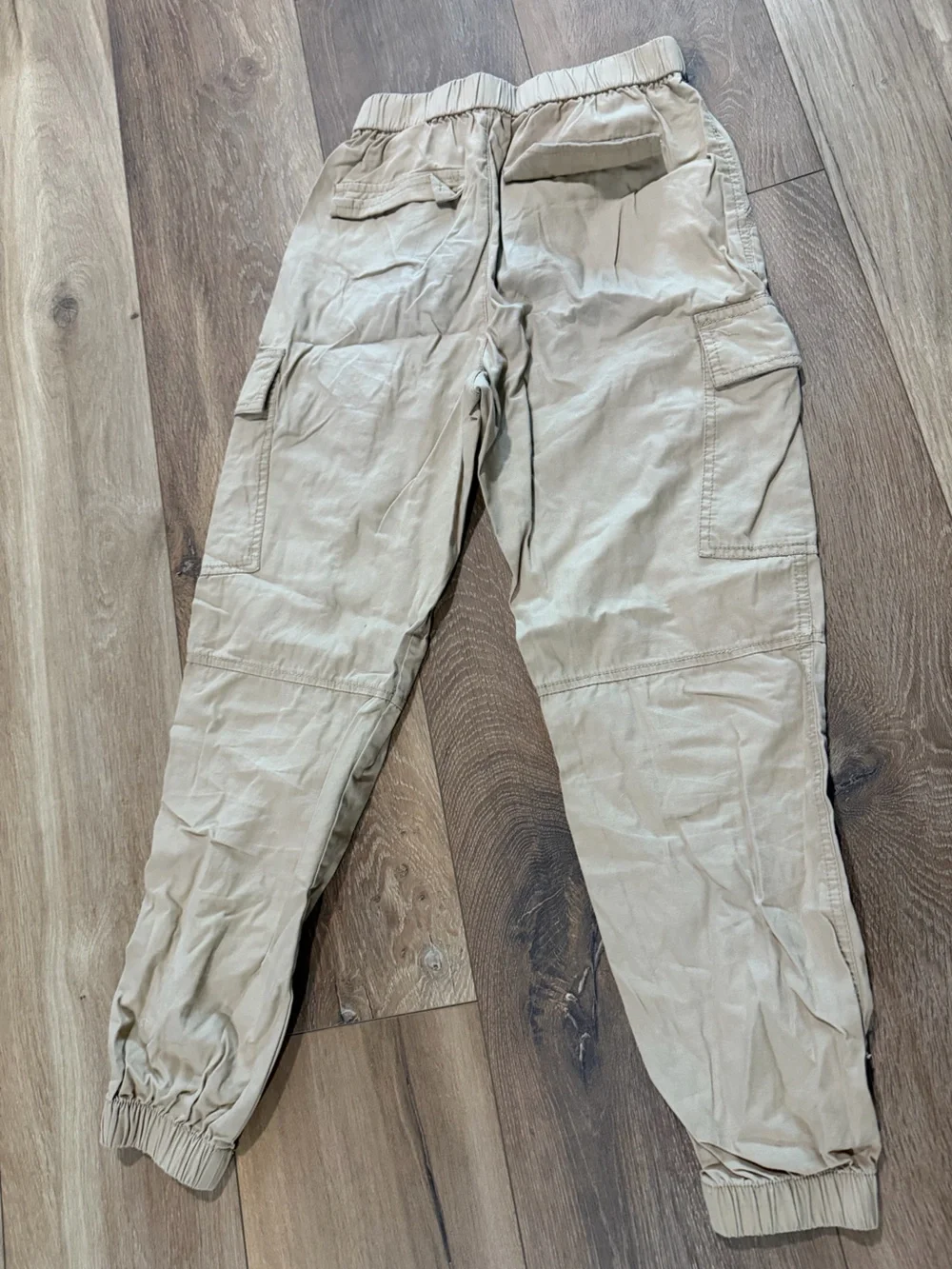 H&M Tan Cargo Jogger Pants